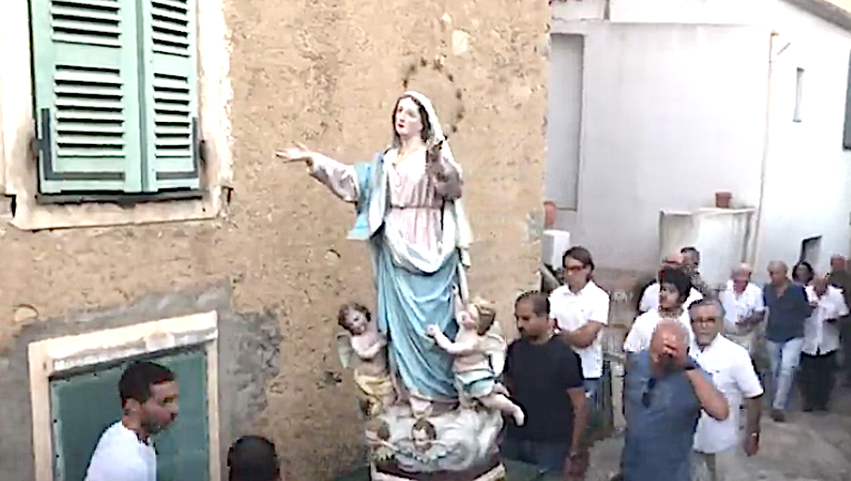 VIDEO - L'Assunta festighjata incù un gran' fervore in Montemaiò