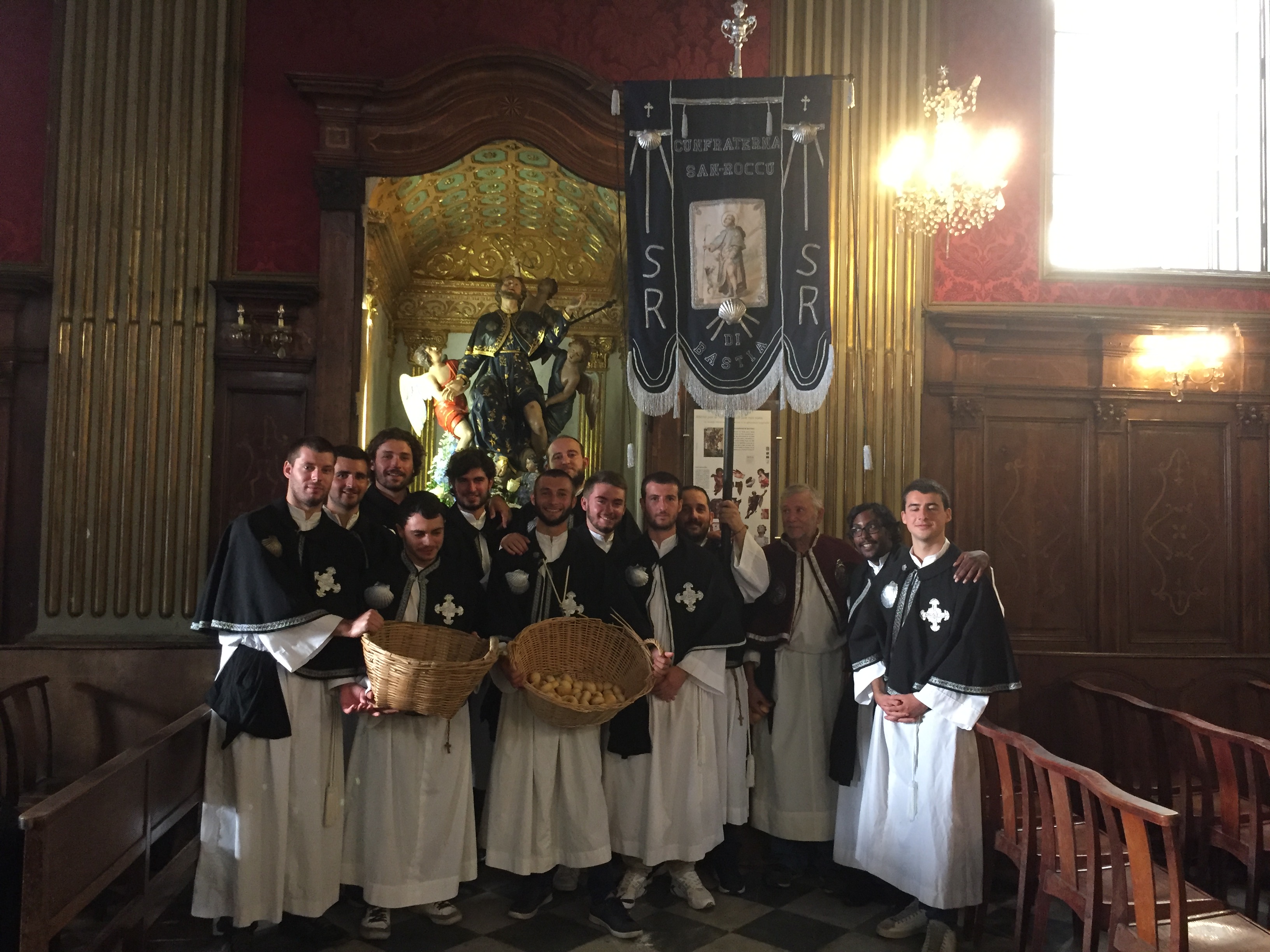 Les jeunes confrères de Saint Roch fêtent leur Saint ce vendredi 16 août à Bastia