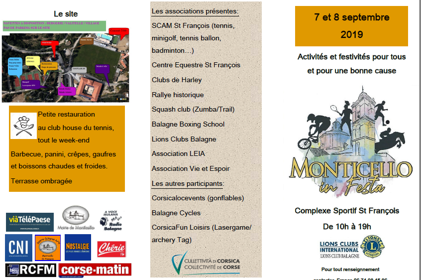  Munticellu in festa pè Evan : le Lions club Balagne se mobilise 