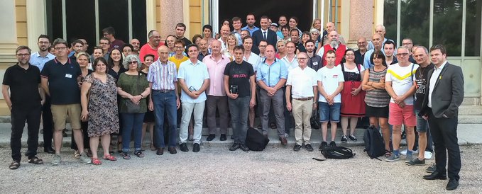 Les adhérents de R&PS reçus à la Collectivité de Corse.