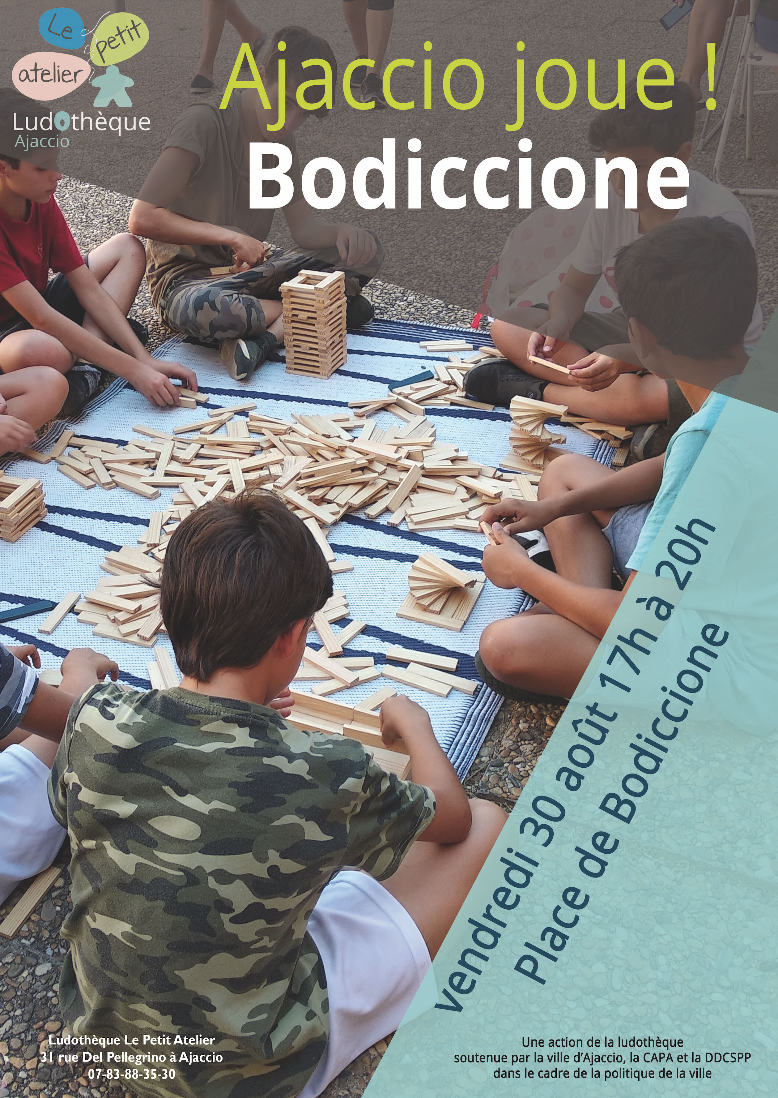 Ajaccio : la ludothèque "le petit atelier" arrive à Bodiccione