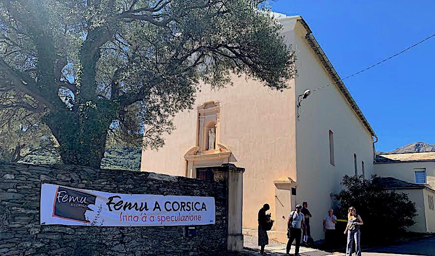 Les craintes de Femu a Corsica  et de la municipalité de Santa Maria di Lota pour l'avenir du couvent Saint-Hyacinthe