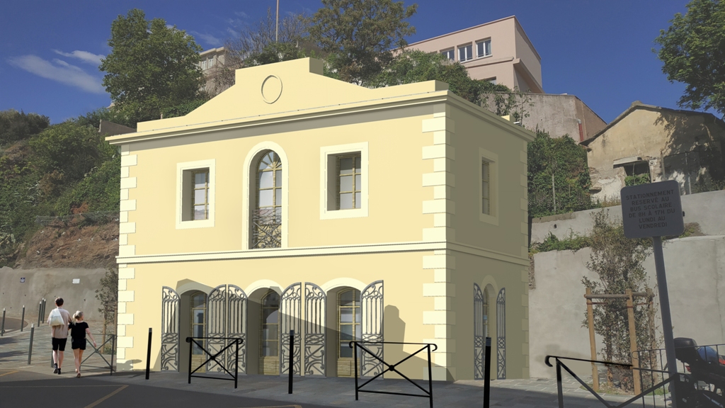 L'Octroi de St Joseph va retouver ses couleurs d'antan (crédit image ADP Architectes).