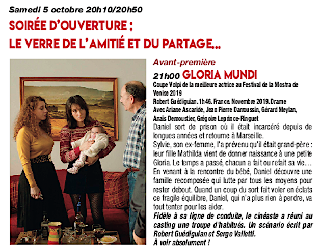 Festival Passion-Cinéma d’Ajaccio : 20 ans , ça se fête