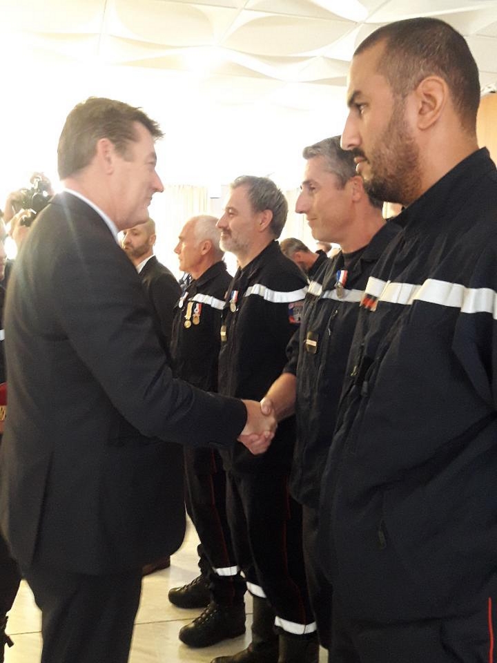 Policiers et pompiers de Bastia récompensés pour leur courage après la fusillade de Lupinu