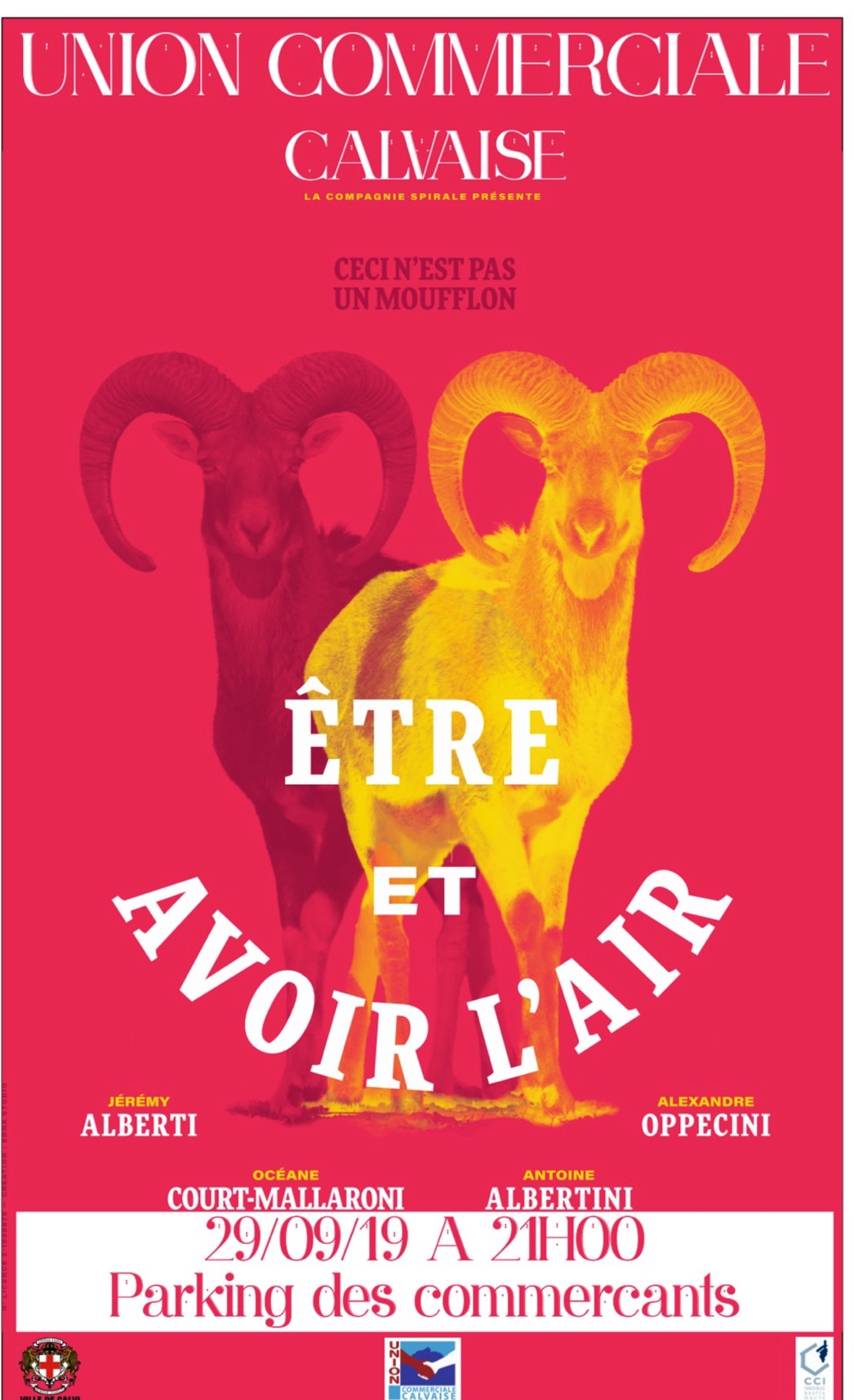 " Être et avoir l'air" dimanche 29 septembre à Calvi