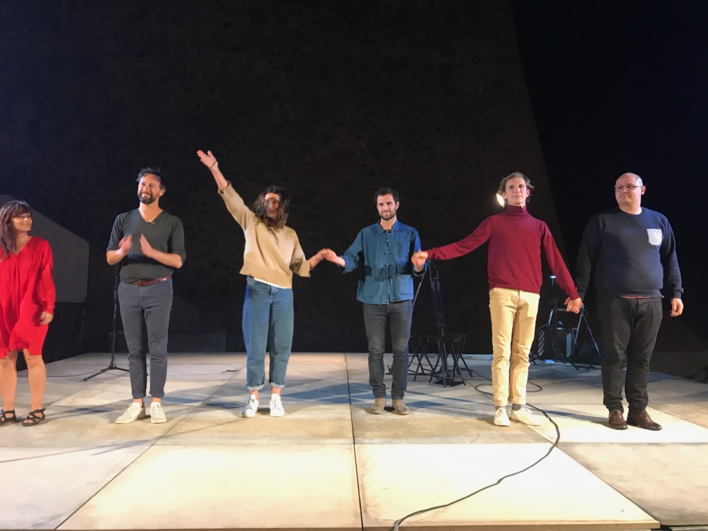 La troupe de la Compagnie Spirale