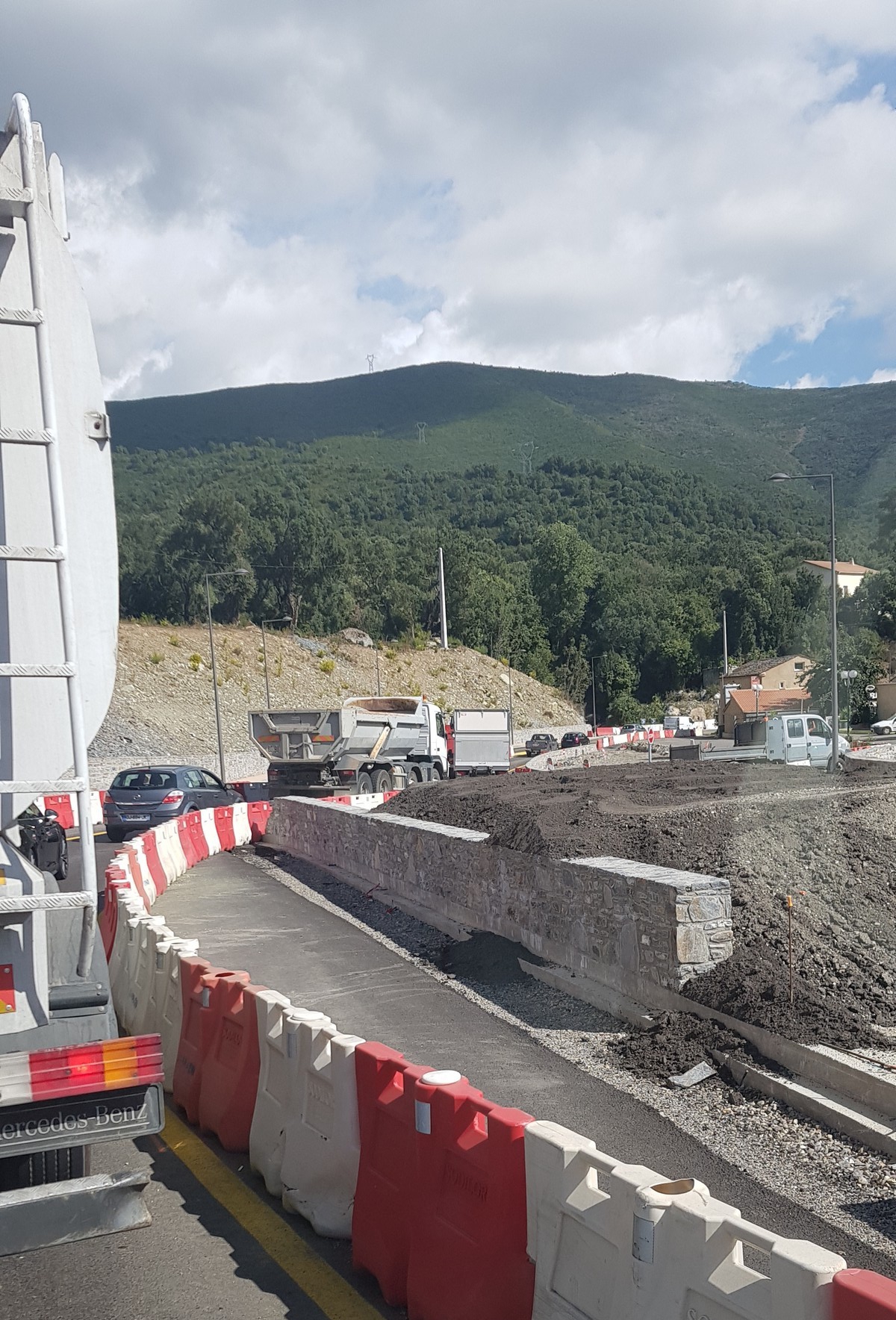 Les travaux de la traversée de Funtanone-di-Vignale se poursuivent