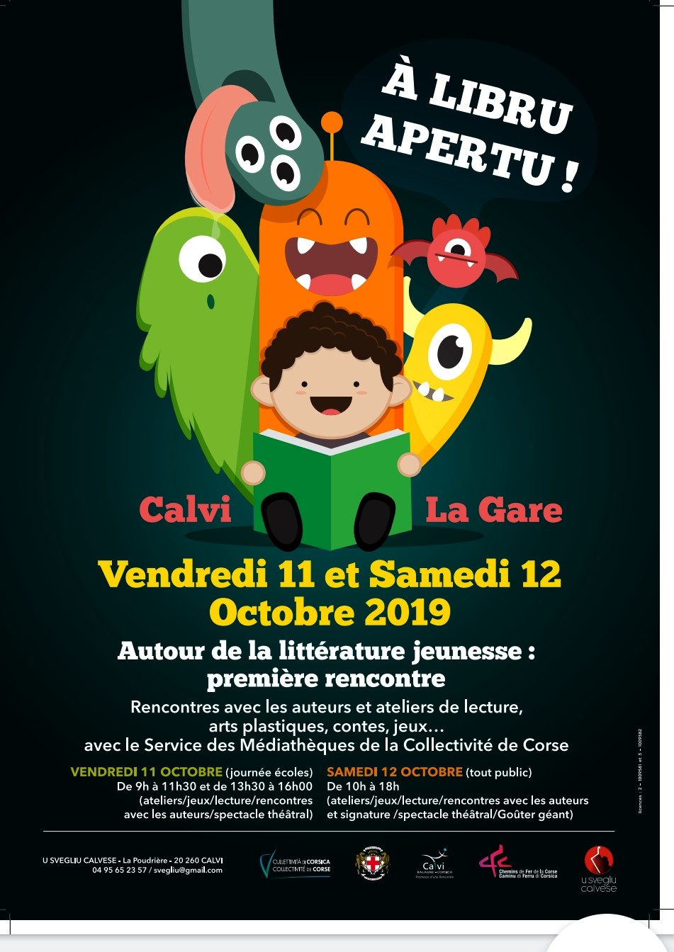 À libru apertu, première rencontre autour de la littérature jeunesse les 11 et 12 octobre à Calvi