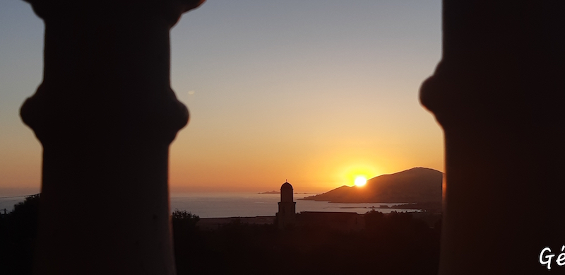 La photo du jour : Coucher de soleil à Bastelicaccia