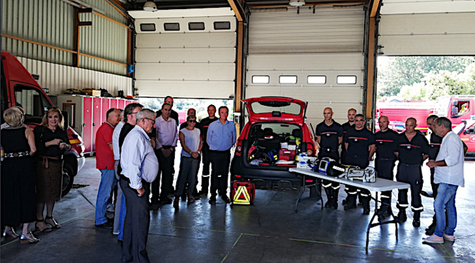 Le véhicule avait été remis au CS de Luri au mois de Juillet dernier