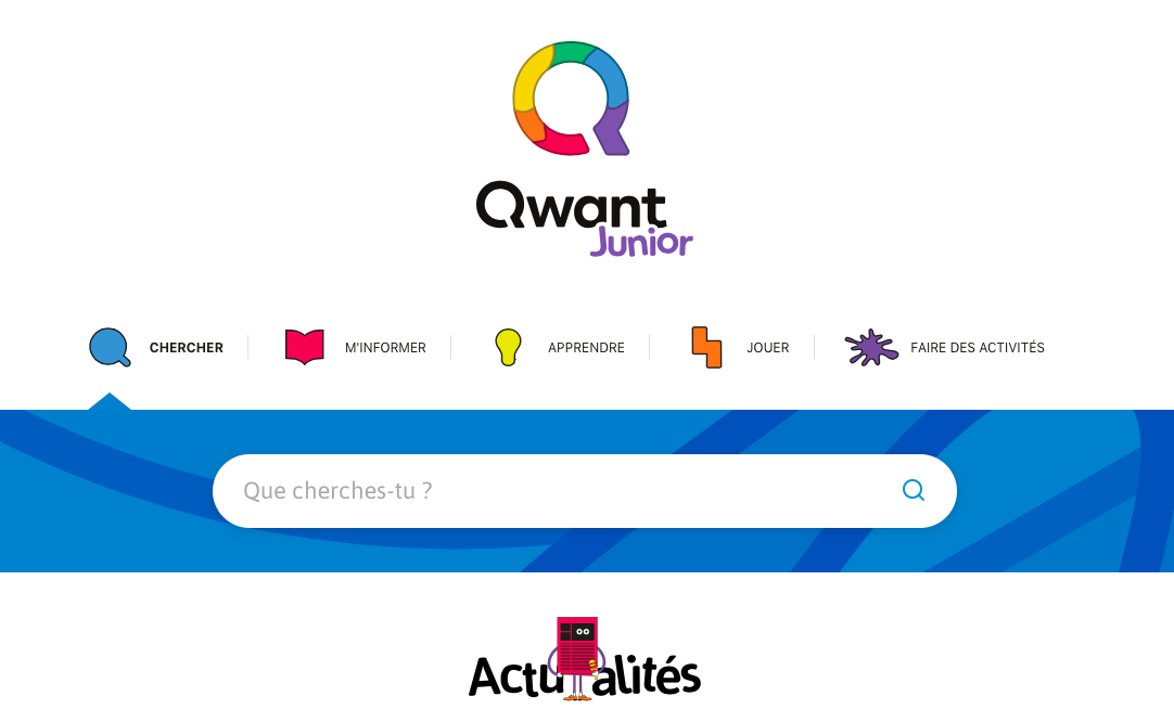 Qwant Junior, le moteur de recherche pour les enfants, se renouvelle