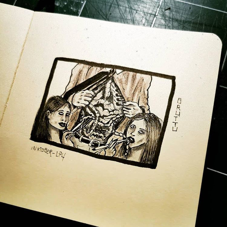 Inchjo'stobre, ghjornu vinti : bruttu