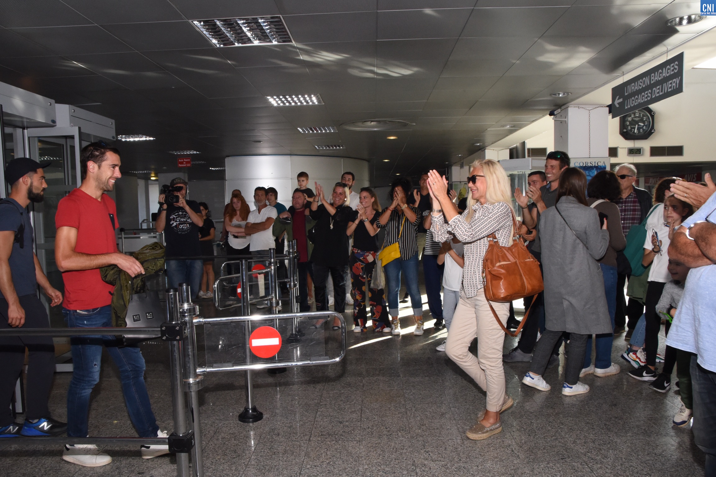  Calvi : accueil festif pour Lambert Santelli vainqueur du" trail de Bourbon"