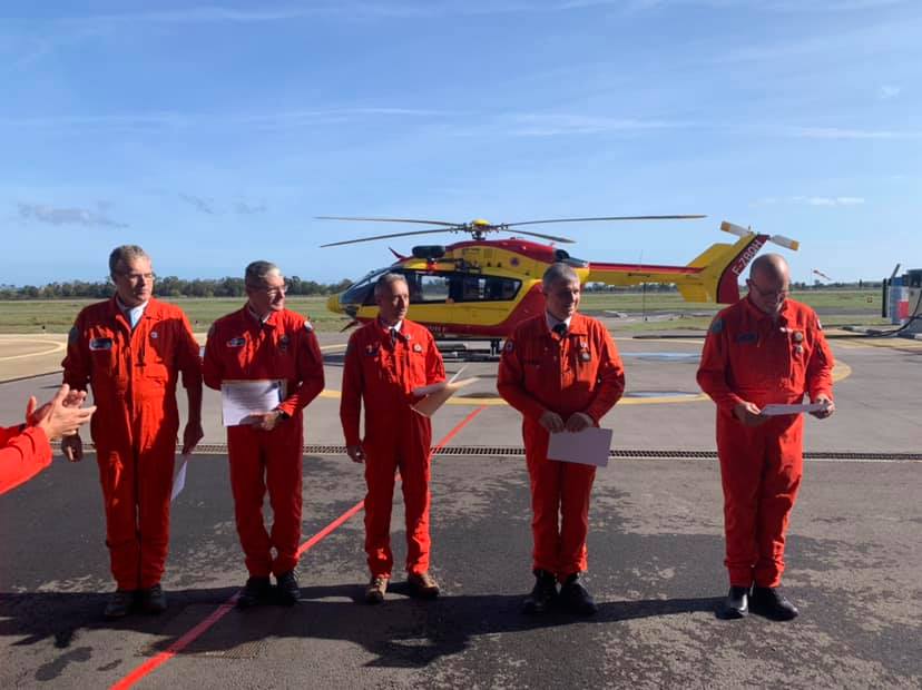 La médaille du Secours en Montagne pour des équipages du Dragon 2B