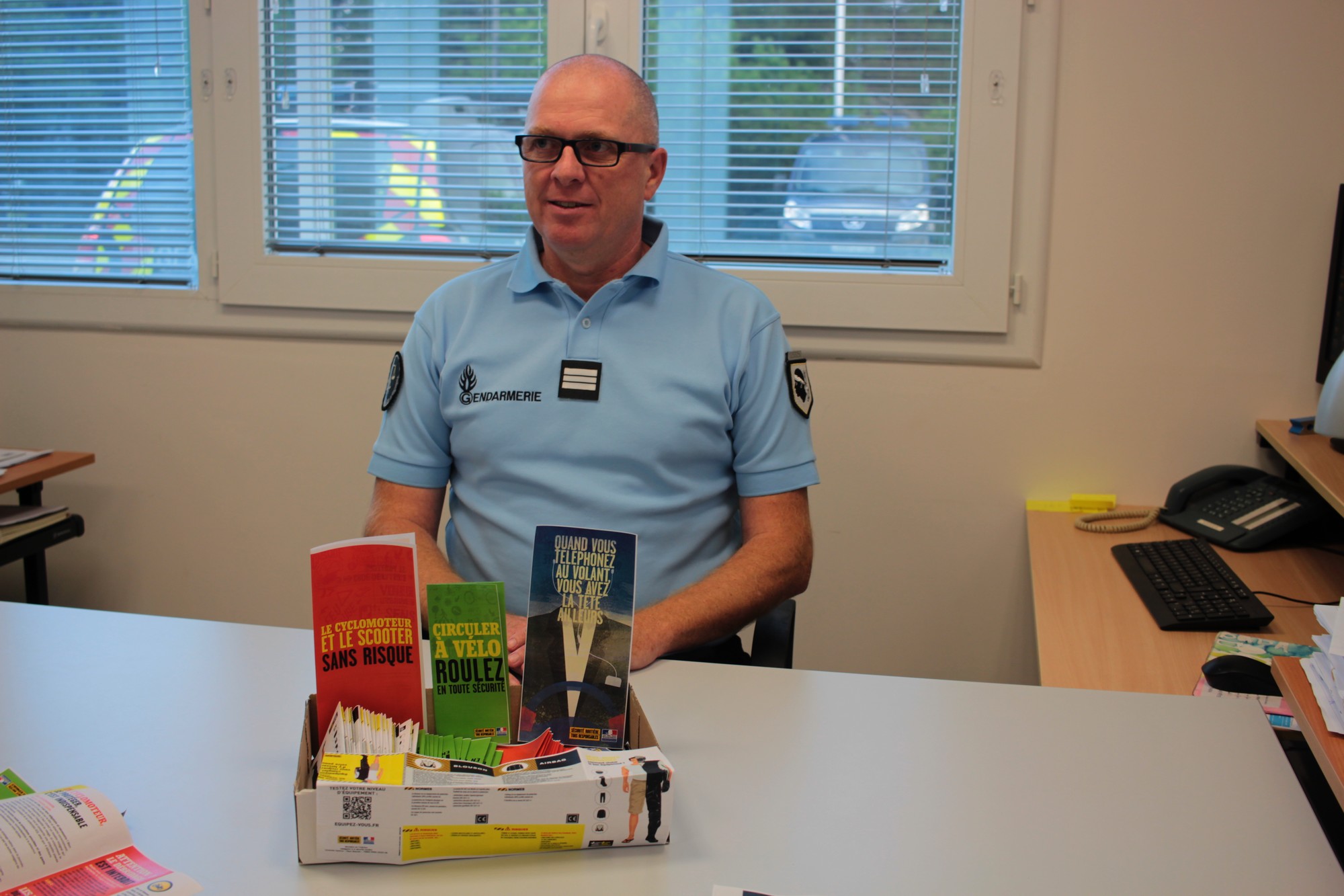 Le capitaine Alain Chupau commandant la Communauté de brigades Calvi-Balagne