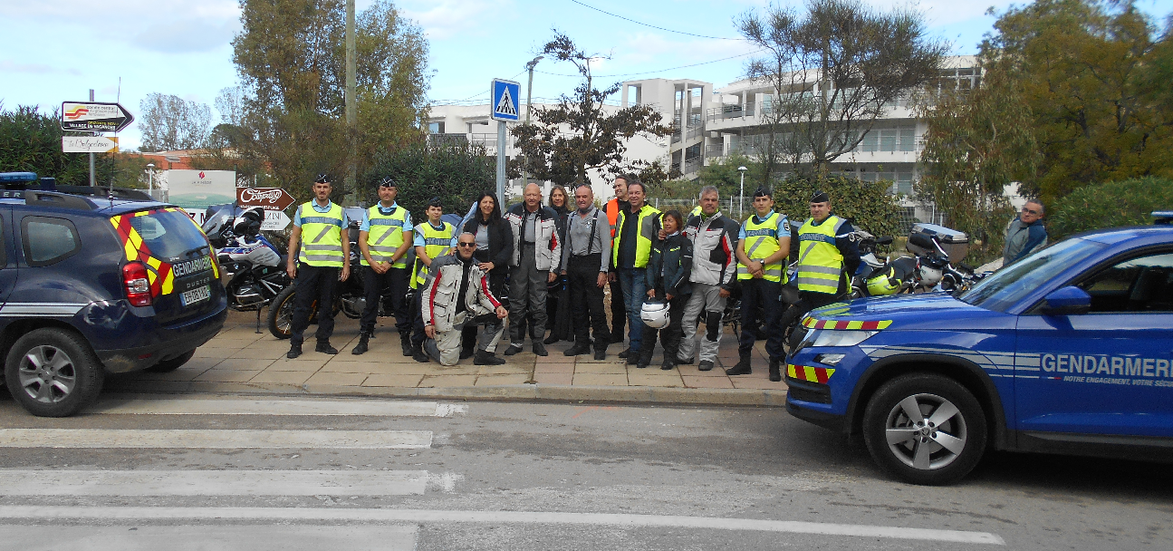 Gendarmes et motards de "Macadam Azur"