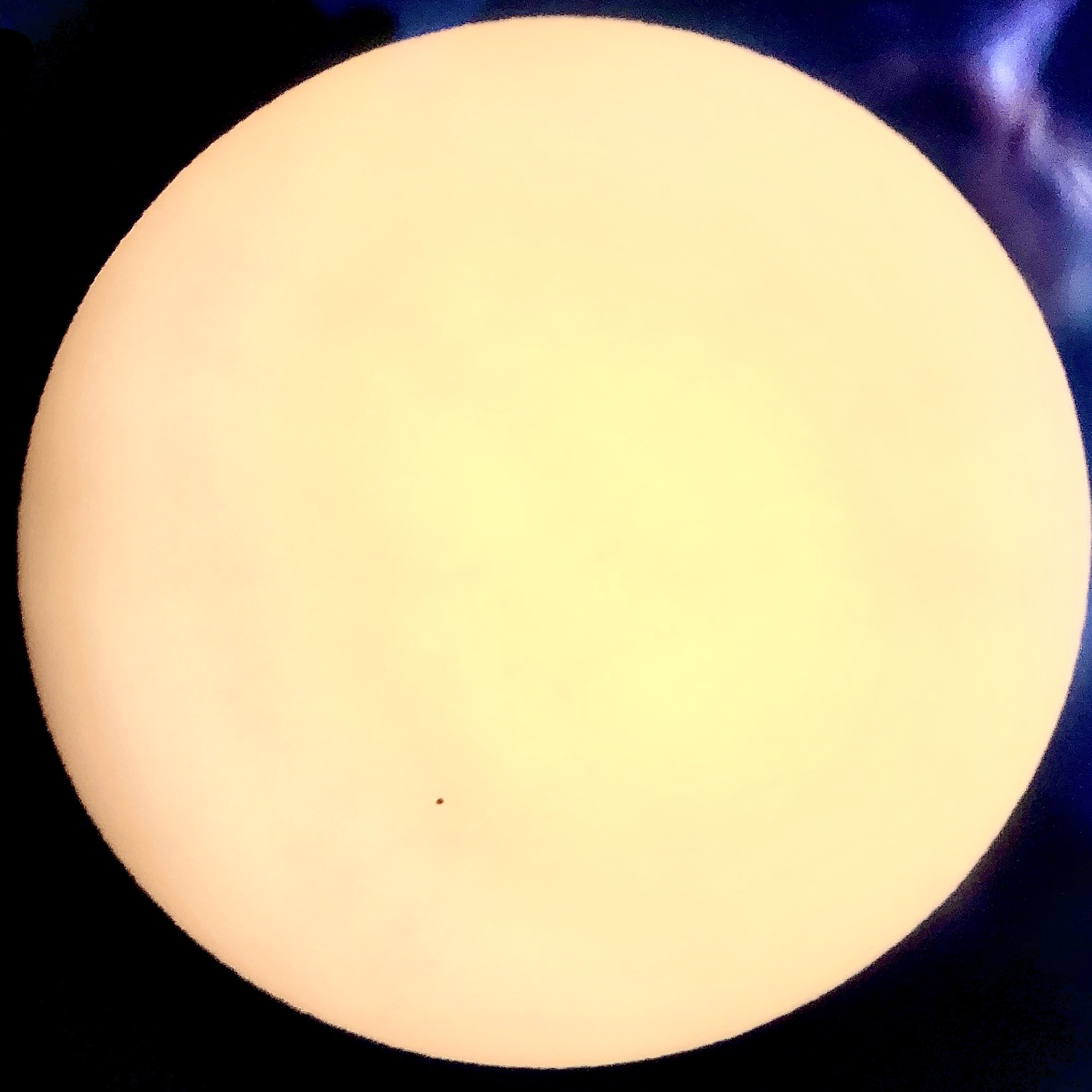 A Vignola on a observé la transition de Mercure devant le Soleil