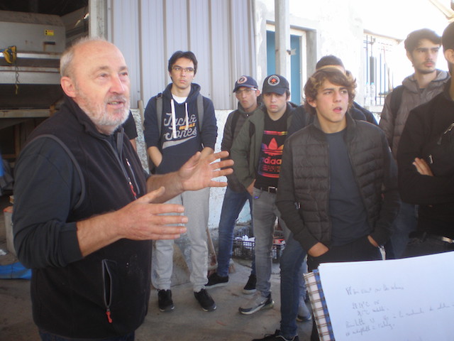 Les élèves du lycée maritime et aquacole de Bastia en immersion...à l’étang de Diana