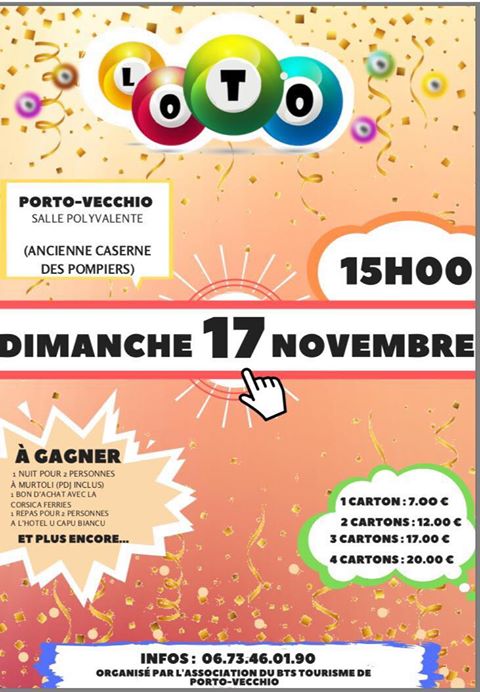 La classe du BTS tourisme du lycée de Porto Vecchio organise son loto