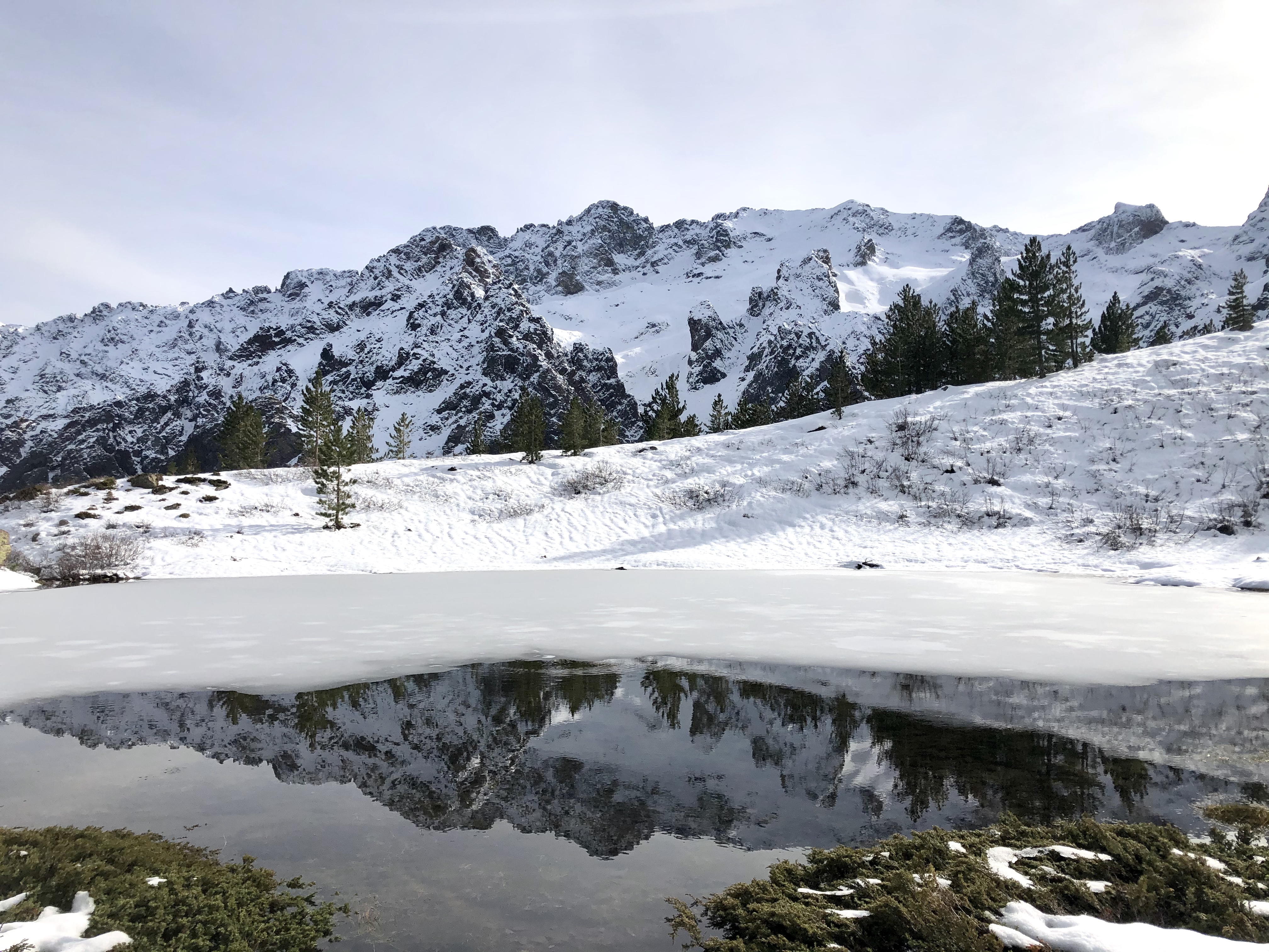 La photo du jour : première neige sur Ascu 