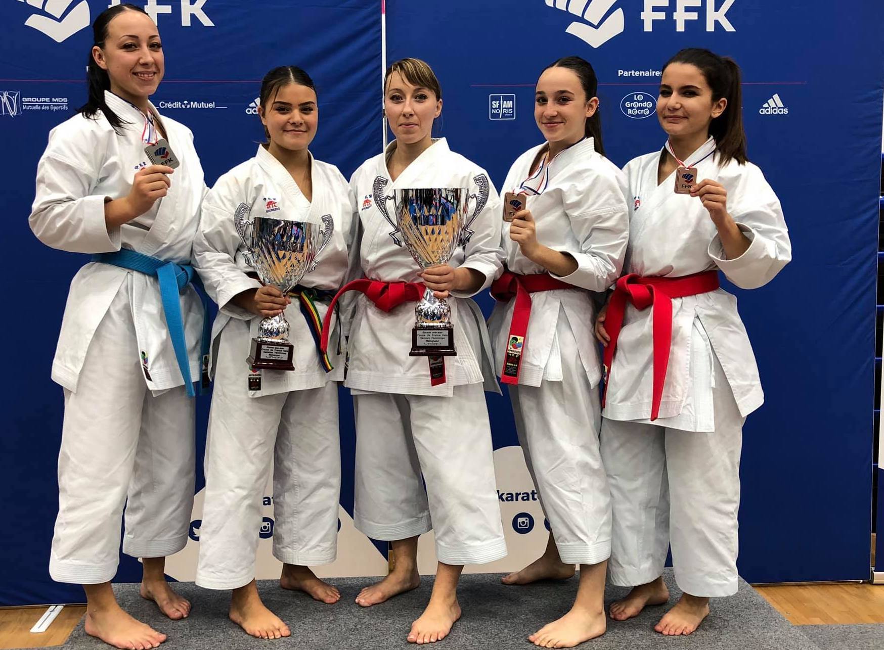 Karaté : la belle moisson insulaire aux championnats de France Kata