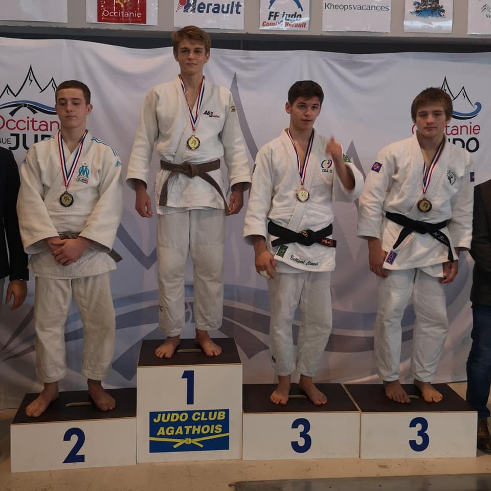 Judo : trois athlètes corses sur le podiums et 5 classés au tournoi d"Agde