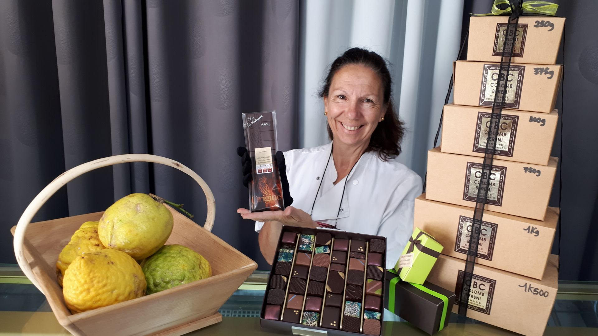 A la demande des organisateurs, Josiane Colomb-Bereni a accepté d’être la marraine du salon du chocolat d'Ajaccio des 13, 14 et 15 décembre