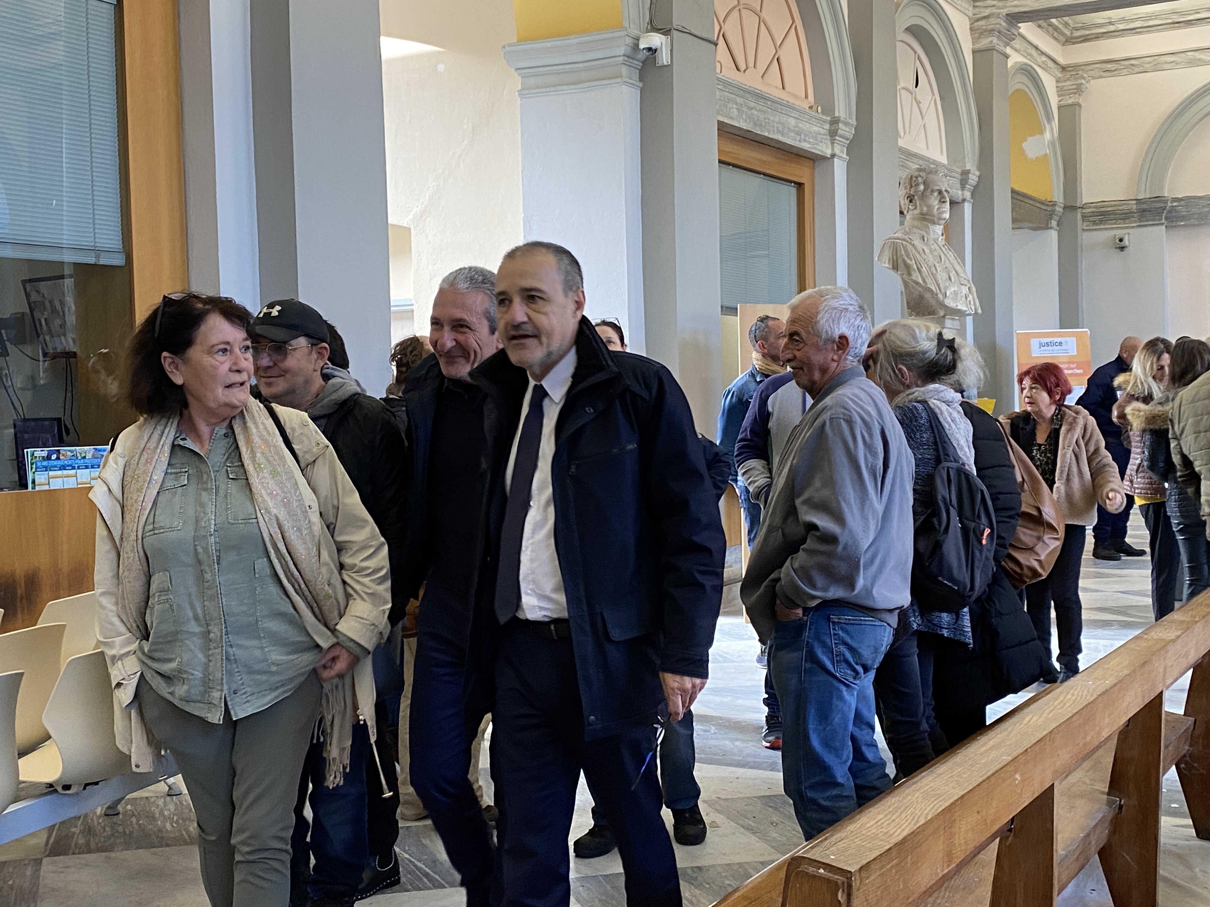 Jean-Guy Talamoni était venu soutenir Joseph Colombani au tribunal de Bastia