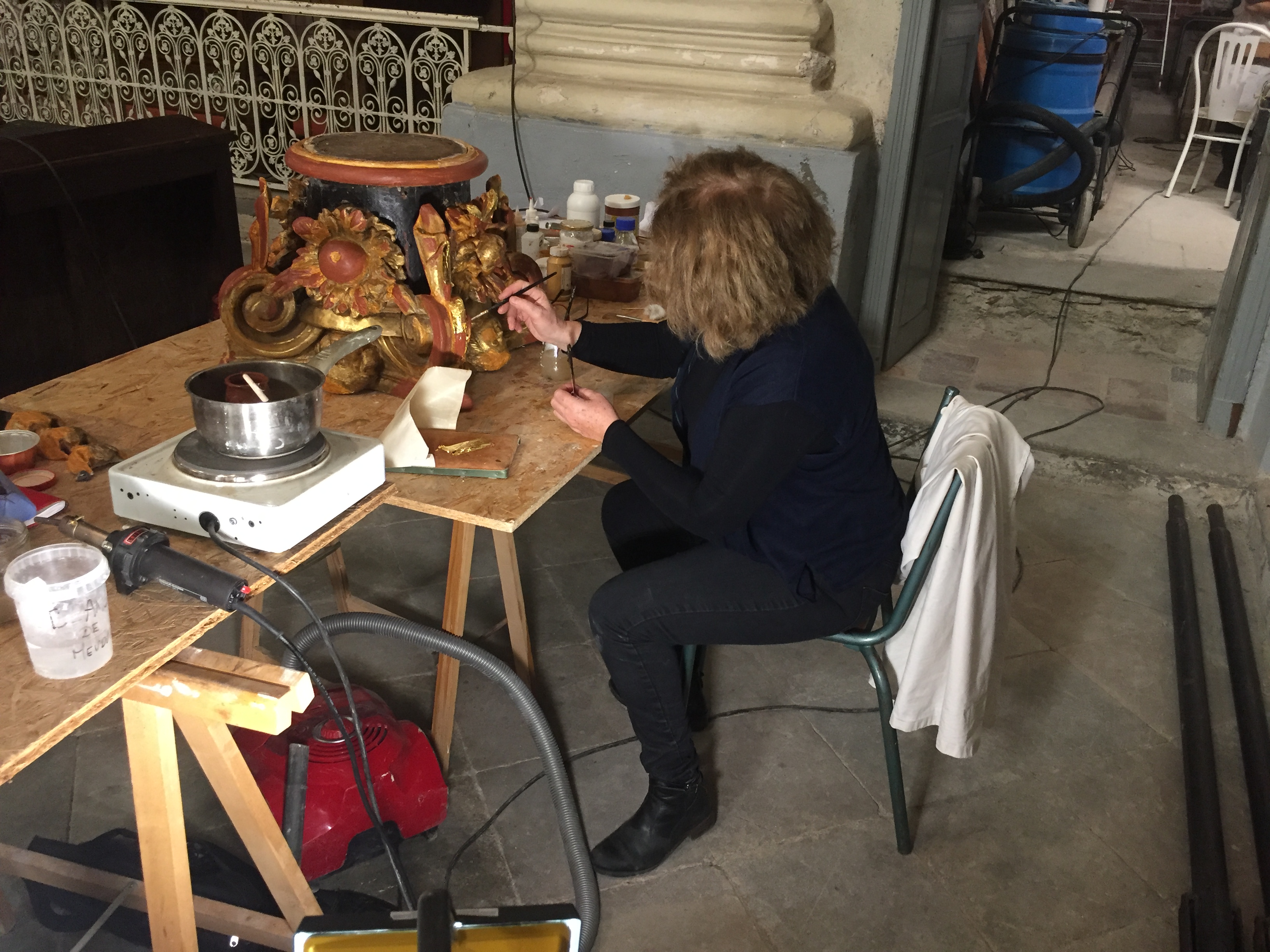 Restauration de l’autel de la chapelle de La Miséricorde de Bastia