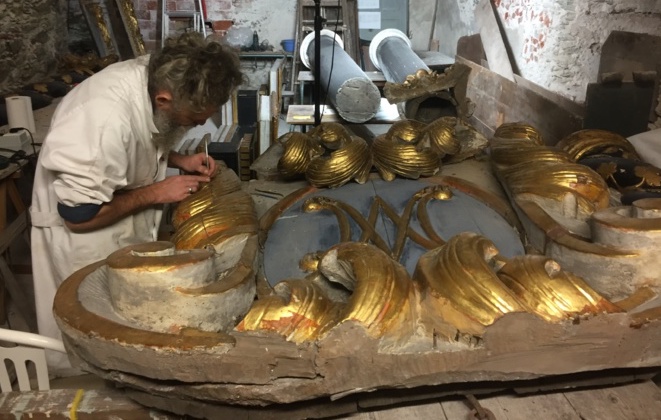 Restauration de l’autel de la chapelle de La Miséricorde de Bastia