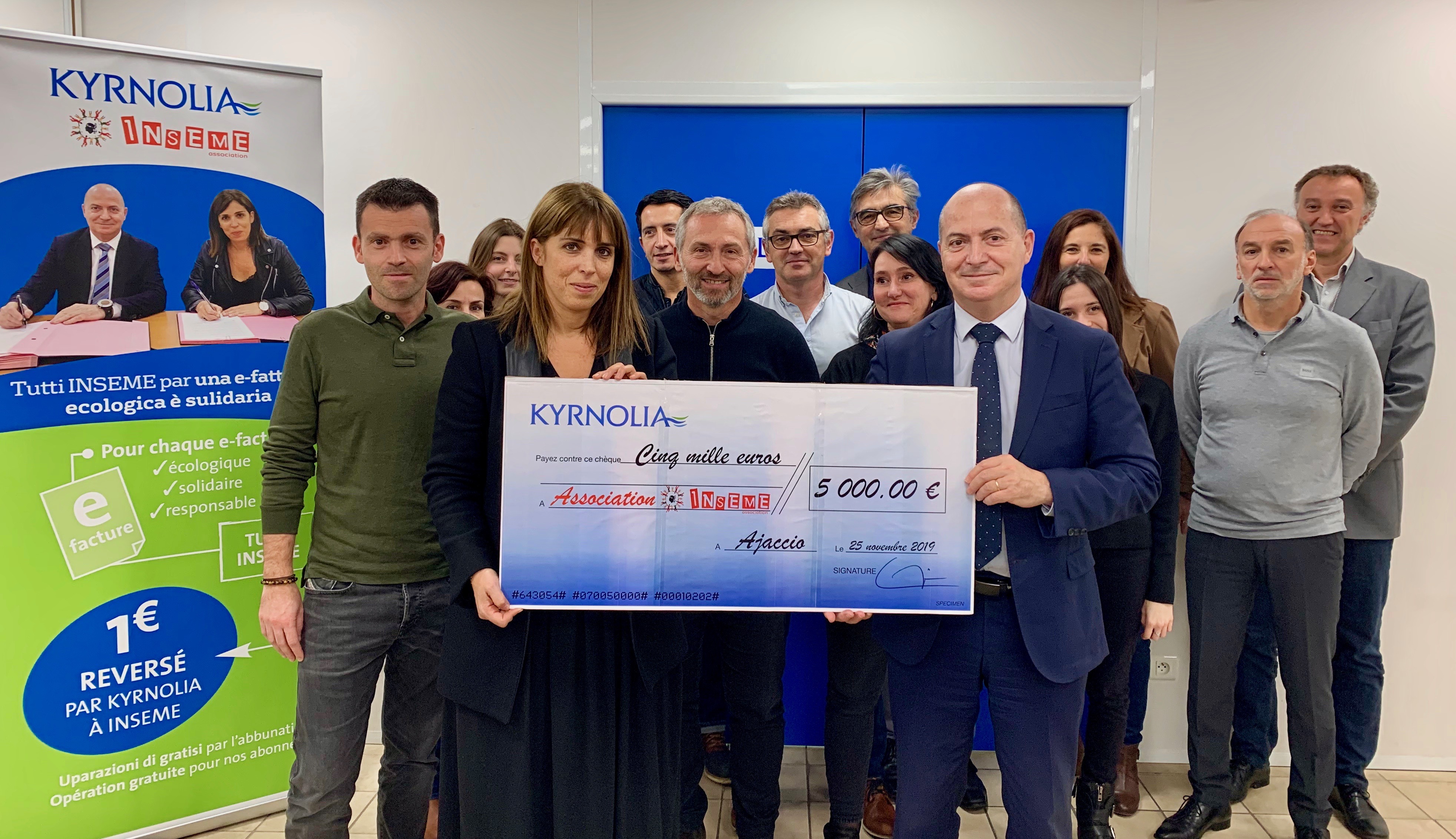 Kyrnolia et Inseme, partenaires pour la bonne cause 