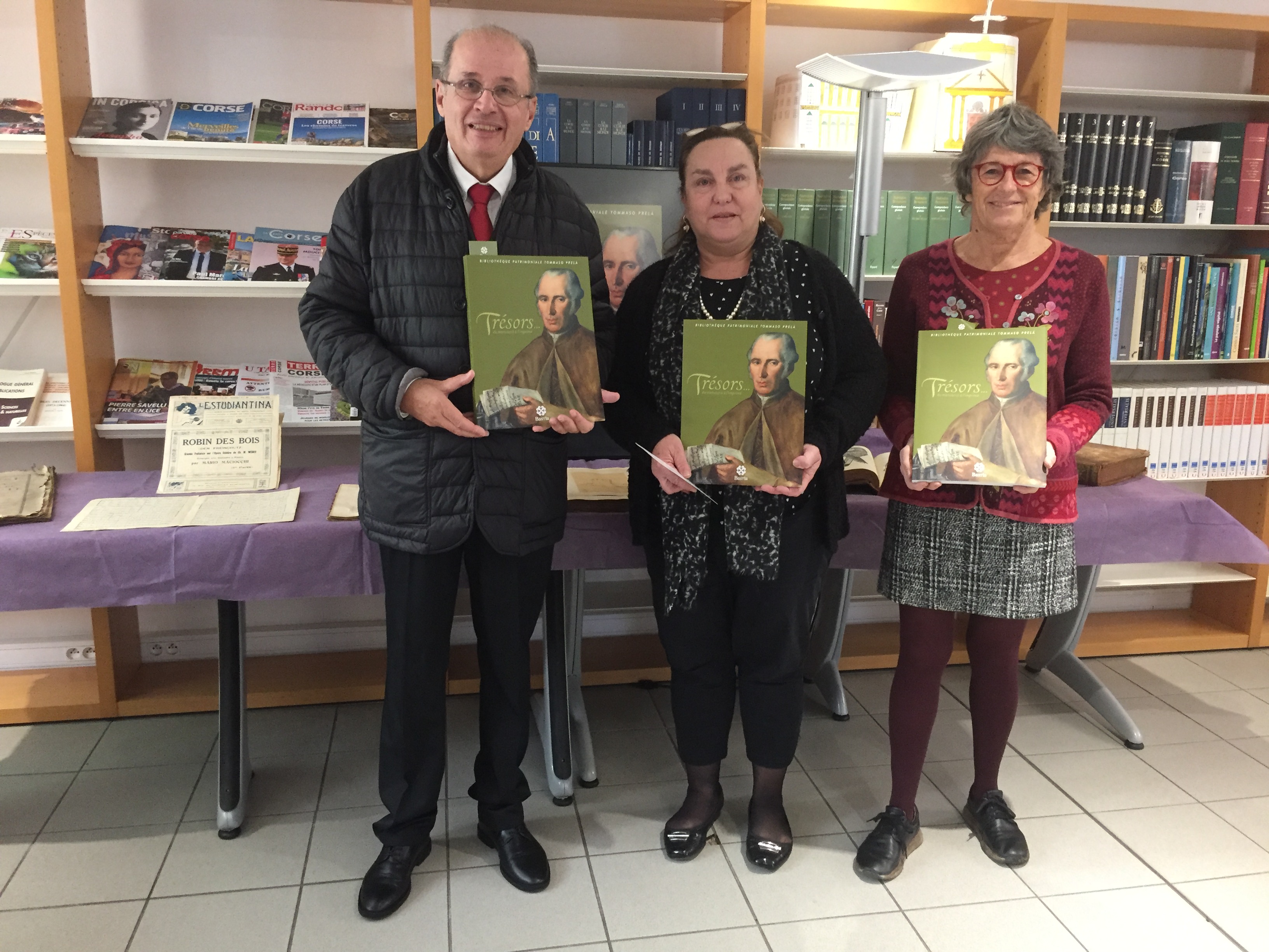 La bibliothèque Tommaso Prelà a présenté jeudi son riche catalogue