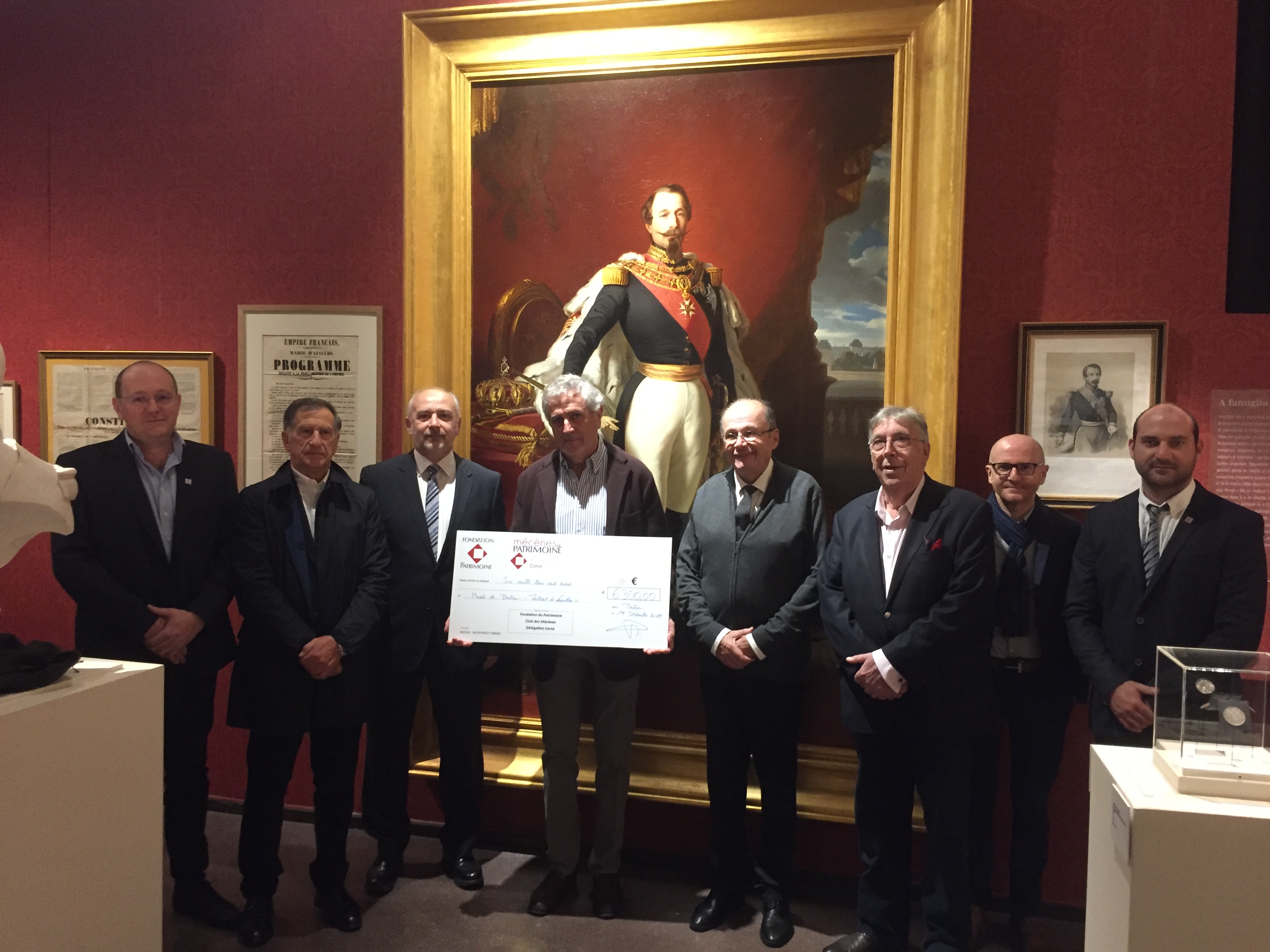 Le Club des Mécènes a permis la restauration de ce beau tableau représentant Napoléon III