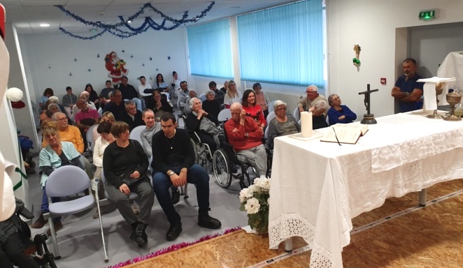 Tattone : moment de partage et de communion de Noël à l'hôpital 