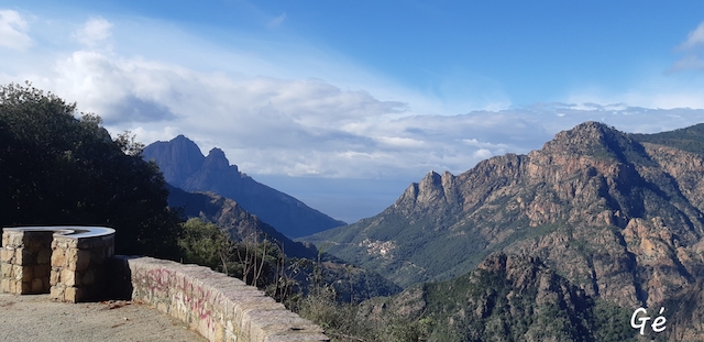 La photo du jour : entre Porto et Evisa...