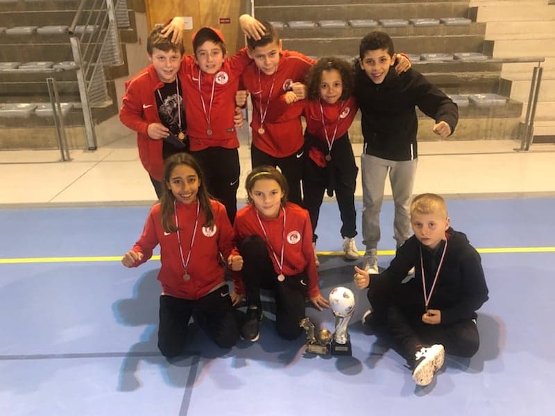 De gauche à droite : Haut : Andria Valery, Amine Couissi, Fabio Lubrano, Marc Bernardini Bas : Pierre-Marie Innocenti, Ilyès El Mahi, Livio Montebello