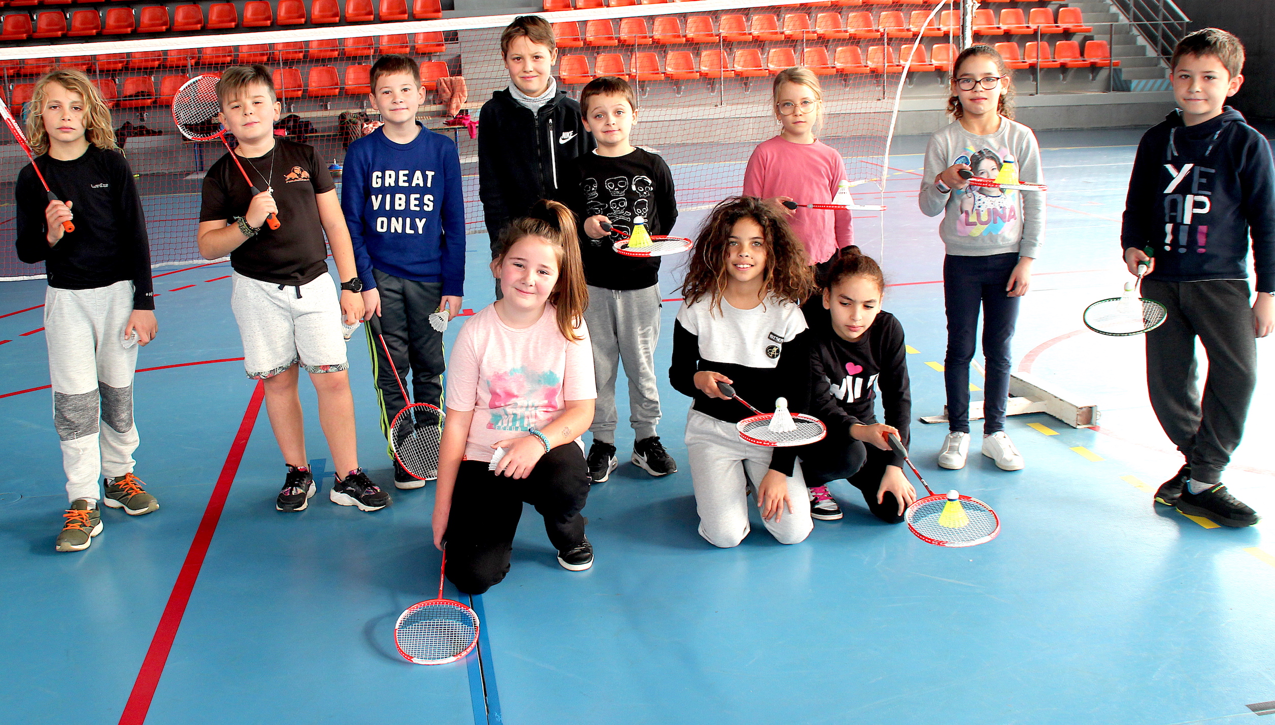 … le badminton composent un partie du menu de l'école municipale des sports