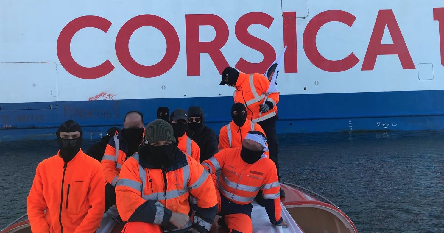 Les marins STC de La Méridionale ont bloqué le "Méditerranée" à Marseille