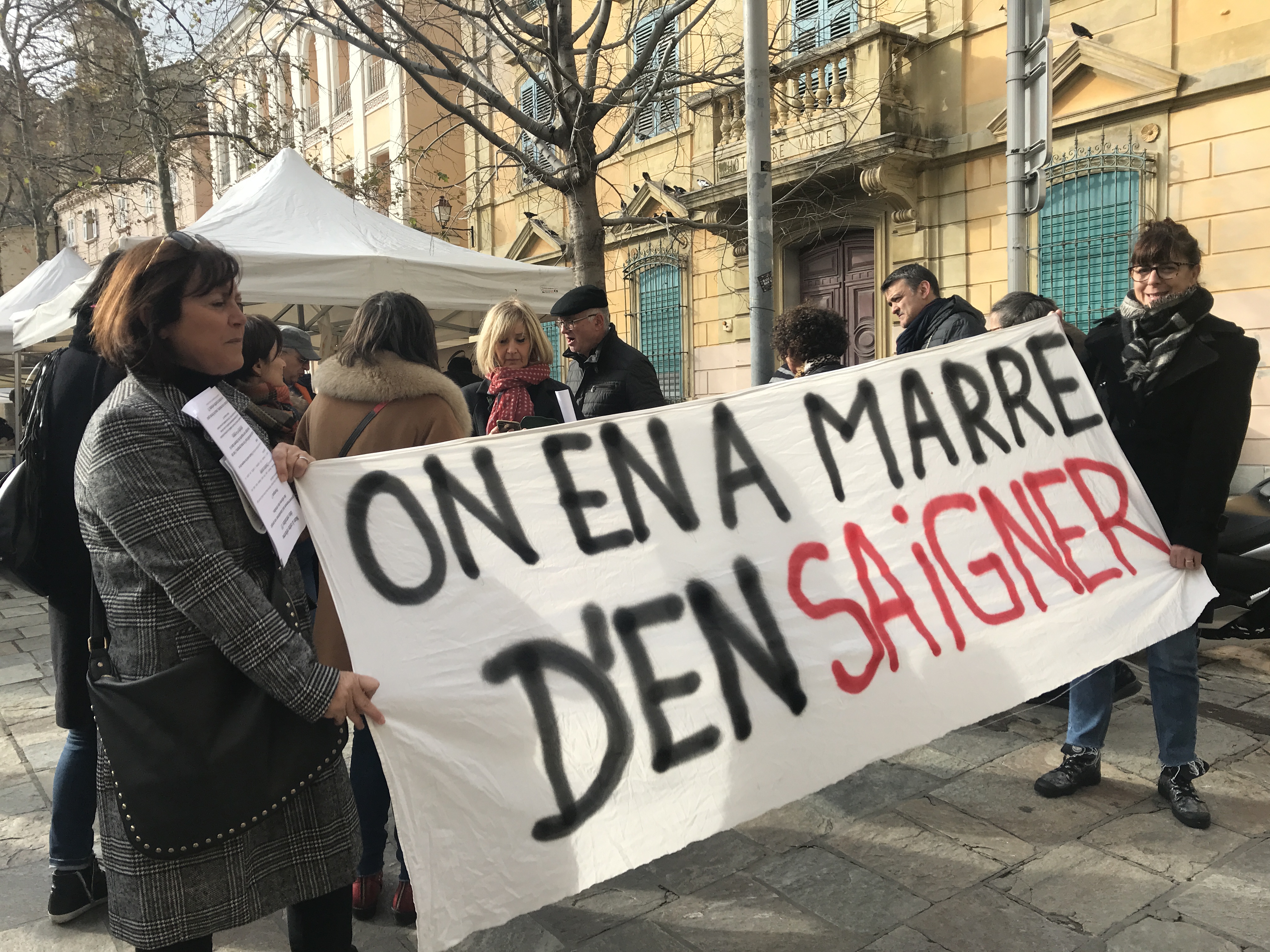 La réforme des retraites mobilise à Bastia…même le dimanche