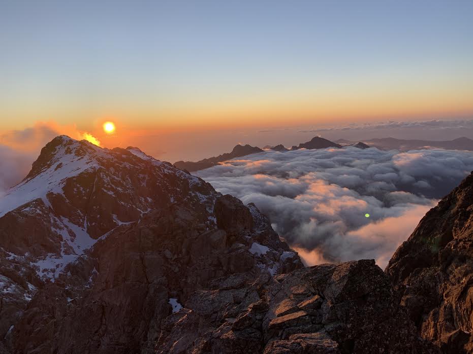 La photo du jour : au dessus des nuages près  de Ciutollu di i mori
