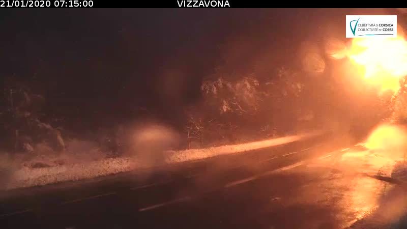 Intempéries : la circulation reprend normalement  au Col de Vizzavona 