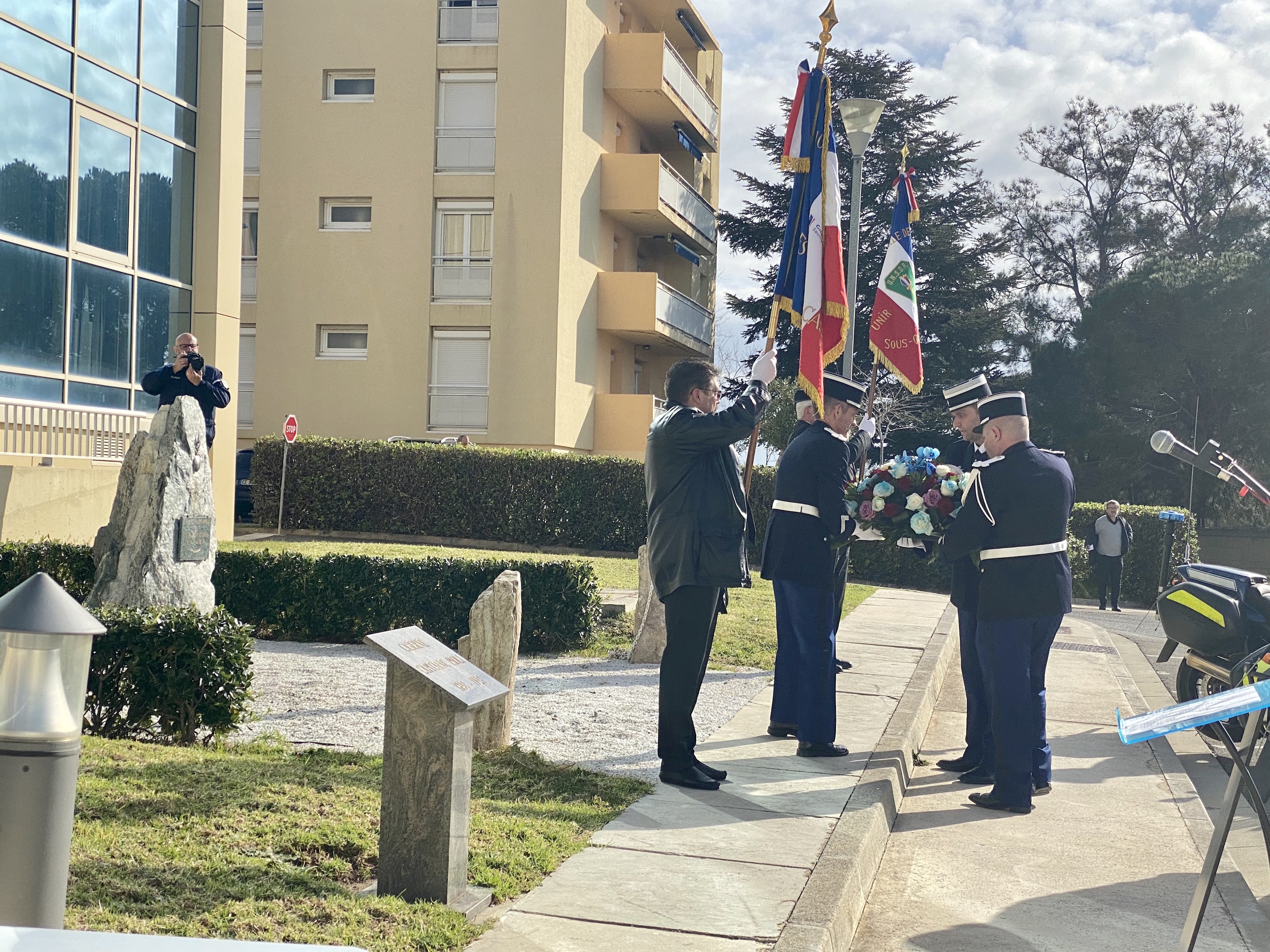Les gendarmes de Bastia rendent hommage à leurs morts 