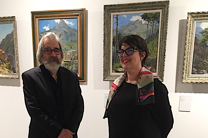 Jean-Louis Mari et Marie-Hélène Giuly, chargée de médiation patrimoniale à Bastia
