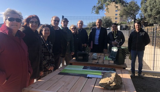 A Ville di Pietrabugno trois bacs de compostage partagés serviront à alimenter le jardin partagé créé en ce même lieu.