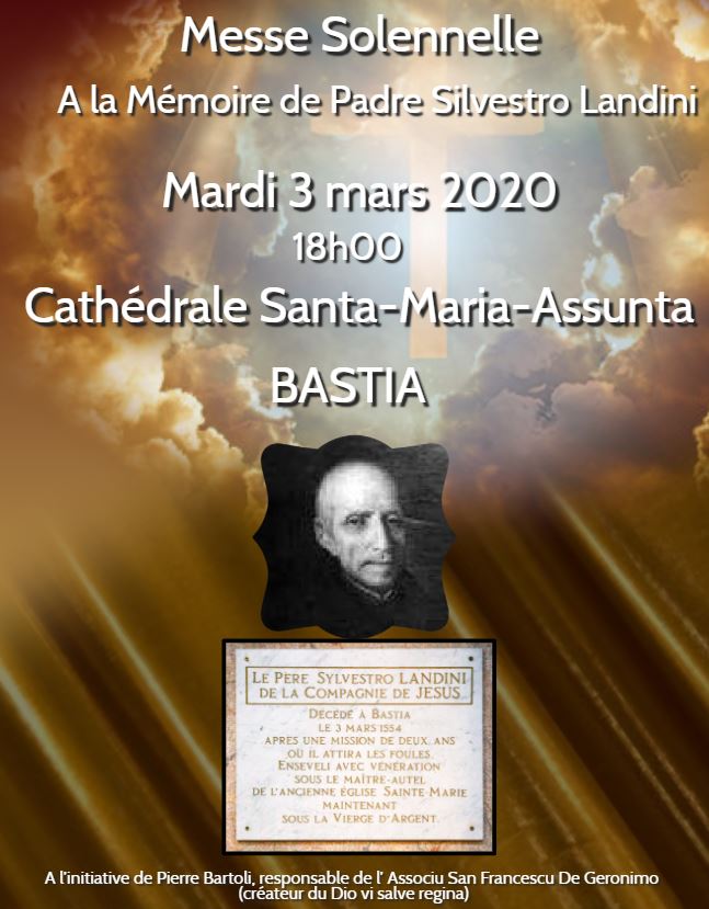 Bastia : Sainte Marie va célébrer Padre Silvestro Landini