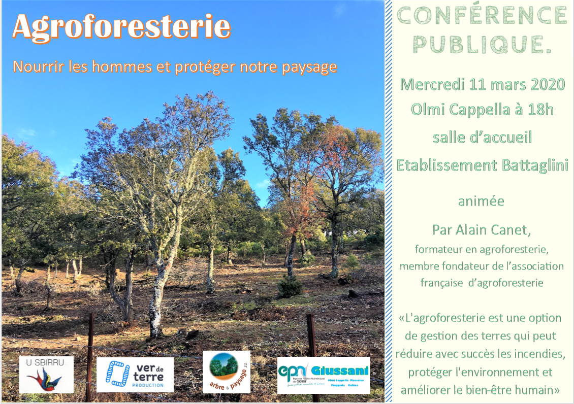 Olmi Cappella : une conference agroforesterie le 11 mars