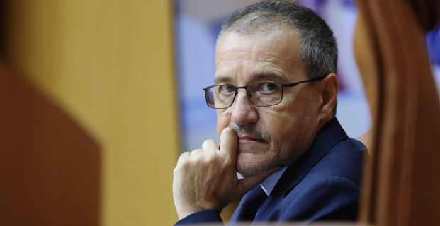 Jean-Guy Talamoni, président de l'Assemblée de Corse. Photo Michel Luccioni.