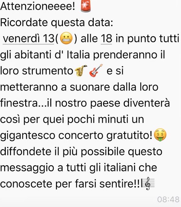VIDEO - L'Italie unie contre le Coronavirus. Ce soir à 18h tutti inseme par-delà les frontières