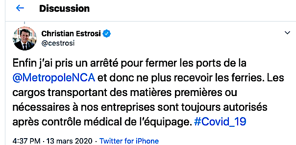 Nice ferme son port aux passagers 